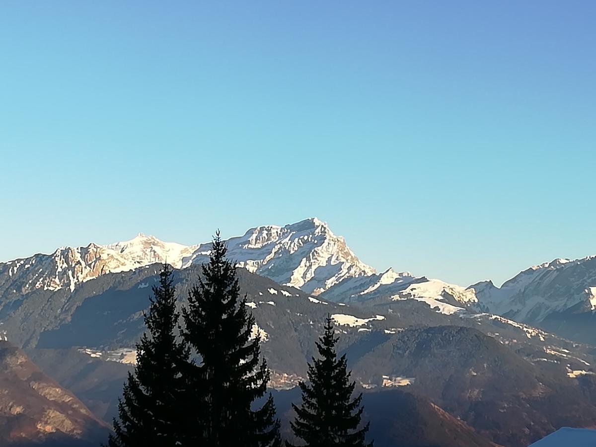 Romantic Chalet-Style Flat With Mountain View Torgon Esterno foto