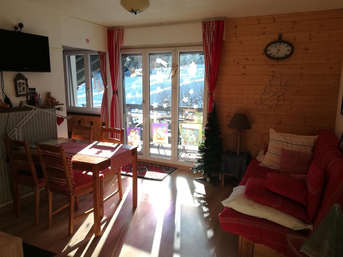 Romantic Chalet-Style Flat With Mountain View Torgon Esterno foto
