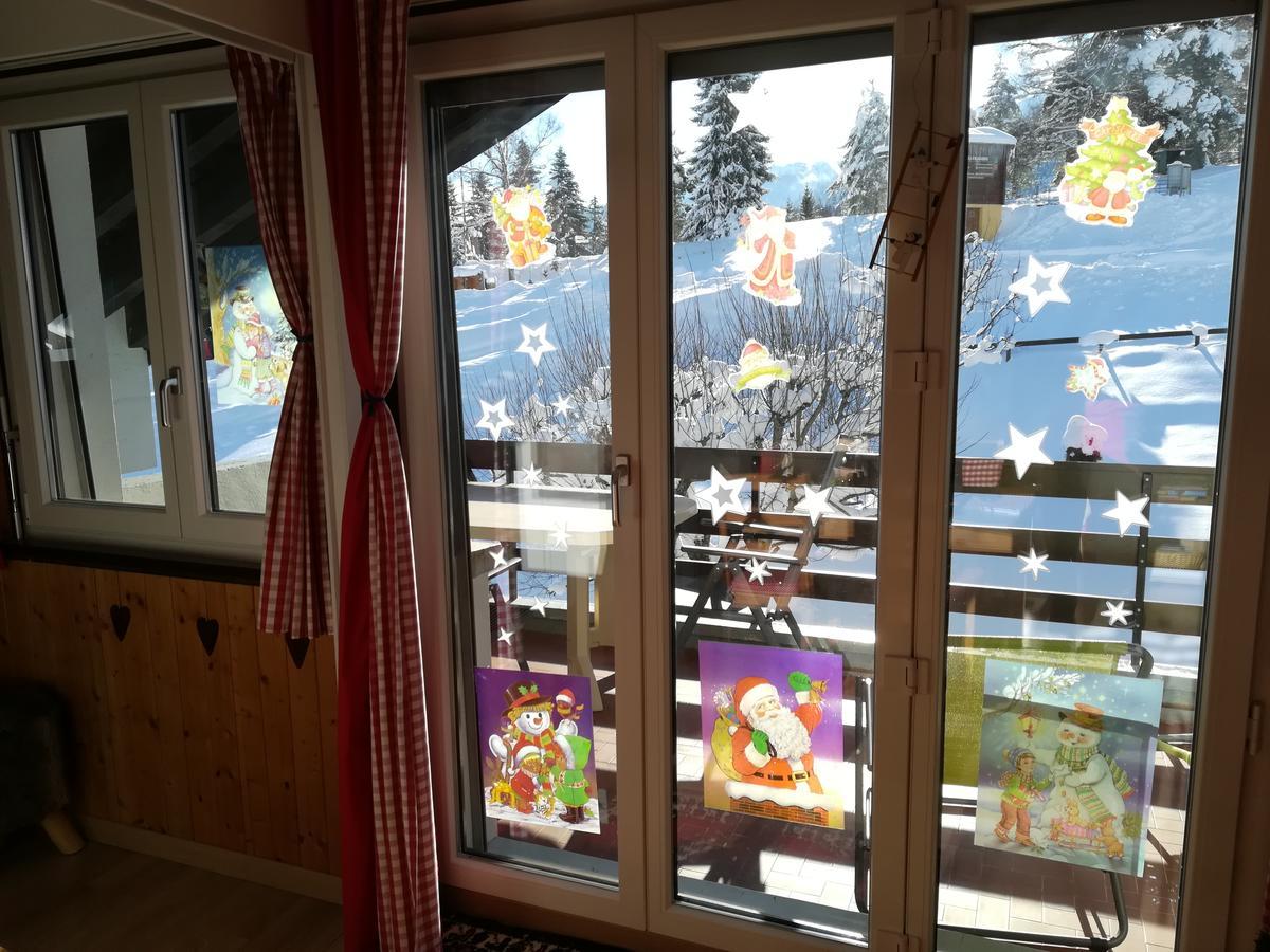 Romantic Chalet-Style Flat With Mountain View Torgon Esterno foto